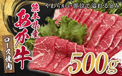 FKP9-326 熊本県産あか牛ロース焼肉用 500g