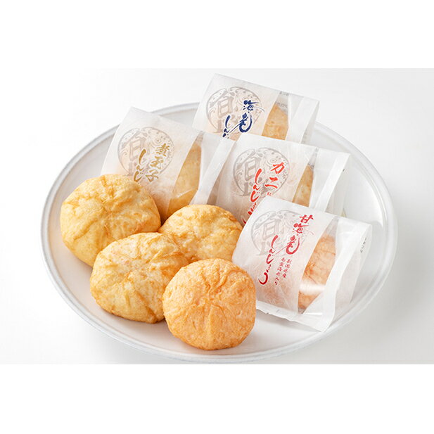 【ふるさと納税】しんじょう4種詰合せ しんじょう おつまみ つまみ 練り物 4種 詰め合わせ セット 海老 エビ 甘海老 甘エビ カニ 蟹 煮卵 卵 たまご 玉子 新潟