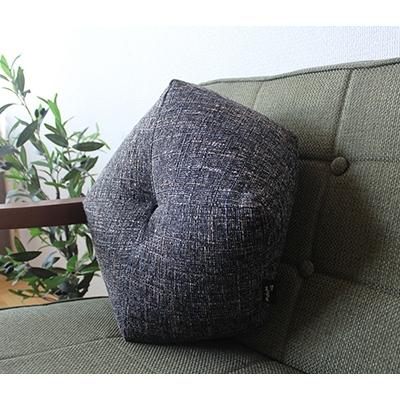 ふるさと納税 京都市 【洛中高岡屋】落ち着いた色目と素材感 ブレンデル おじゃみ座ぶとん(ブラック) |  | 01