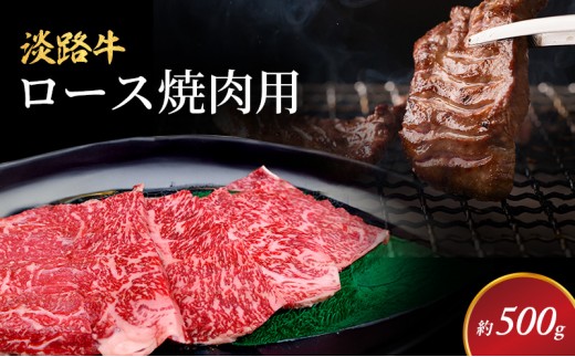 
                  淡路牛 ロース 焼肉用 約500g入 牛ロース 焼き肉 国産 牛肉 和牛 兵庫県 洲本市 淡路島 [№5395-0232]
                