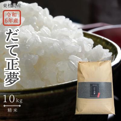 ふるさと納税 東松島市 【令和7年産】 宮城県産だて正夢(精米) 10kg 米 だて正夢 だてまさゆめ 宮城県産