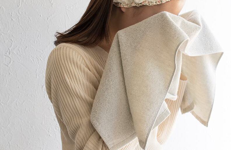 ハレバスタオル1枚フェイスタオル2枚（ティーグリーン） 010B067_イメージ3