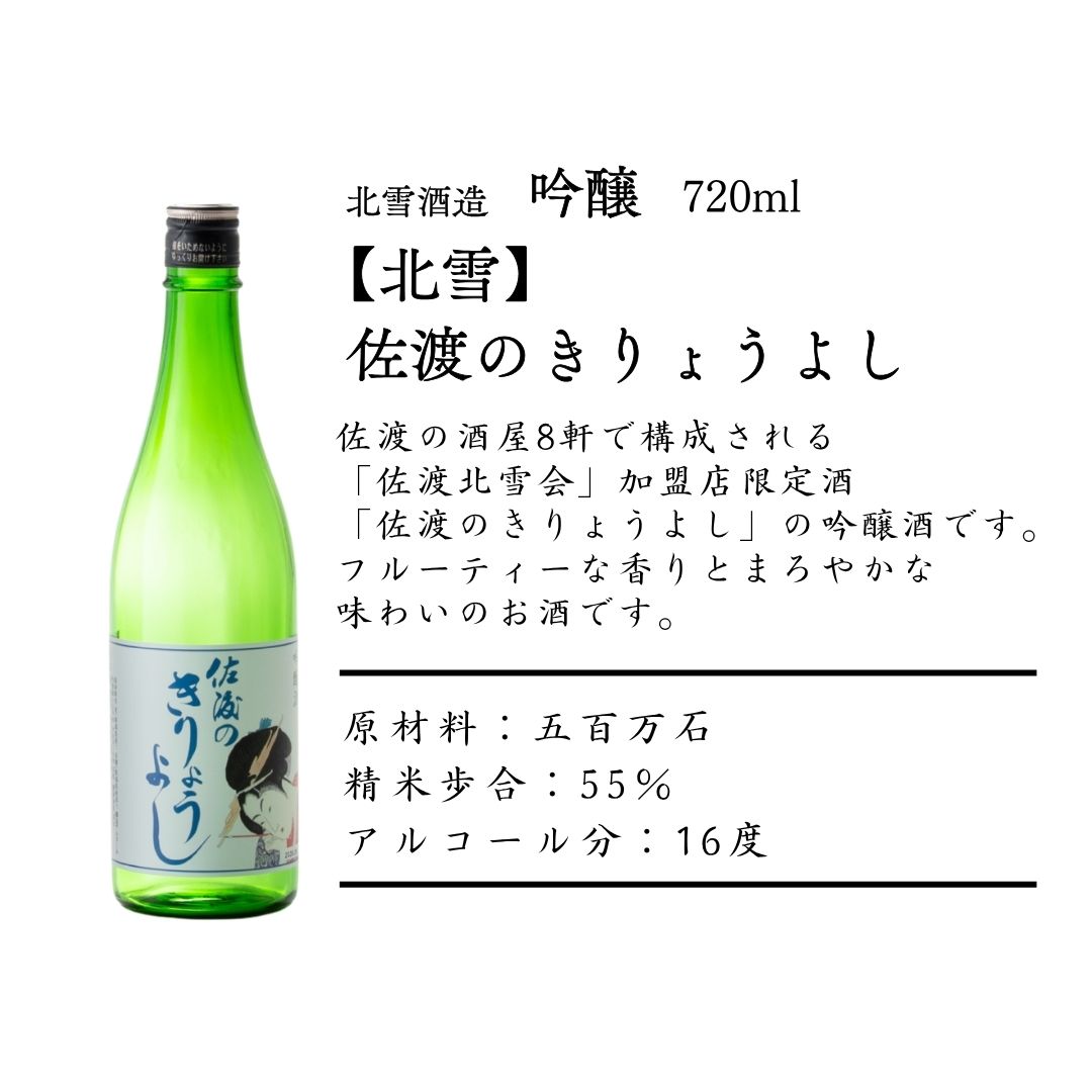 佐渡地元で口コミで人気の地酒（720ml×3本セット）195955-0002