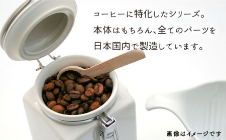 【美濃焼】コーヒーキャニスター200 2個セット モスグリーン【ZERO JAPAN】保存容器 コーヒー豆 紅茶 緑茶 日本茶 陶器 密閉 密封 遮光 コーヒー 豆 粉 おしゃれ パッキン付き 調味料