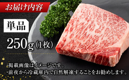 【A4ランク以上！】博多和牛 サーロイン ステーキ 250g×1枚 広川町/株式会社MEAT PLUS[AFBO001]