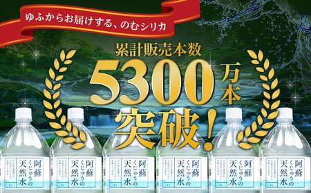 【定期便 全3回】阿蘇くじゅうの天然水 2L×12本（6本×2ケース）【名水百選】＜天然シリカ71mg/L　硬度約41mg/L＞EM004