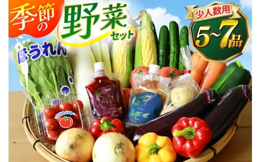 AJ313 野菜セット 5〜7品目 しそジュース付き [ 野菜 詰め合わせ 少人数用 一人暮らし 二人暮らし シソジュース 紫蘇ジュース 長崎県 島原市 ]