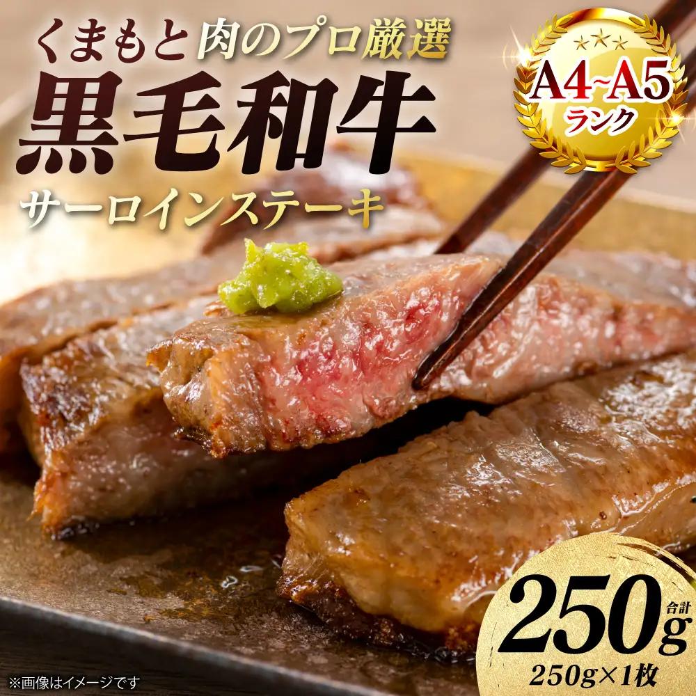 ステーキ くまもと黒毛和牛 サーロイン ステーキ 250g （250g×1枚） A4～A5ランク ステーキ