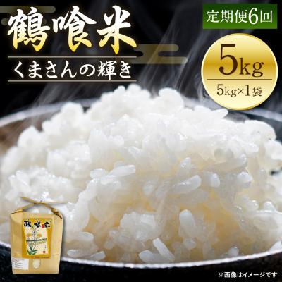 ふるさと納税 八代市 【先行予約】《令和8年産》【定期便6回】鶴喰米 精米 5kg×1袋_094-4374-E