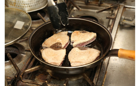 【大容量】日光丸自慢の一本釣りカツオ使用！カツオシーステーキ約1,200g（約400g ×3） 鰹  冷凍 小分け 大容量  時短  便利 個包装 おつまみ おかず 惣菜 晩ごはん 加工品 カツオ 鰹