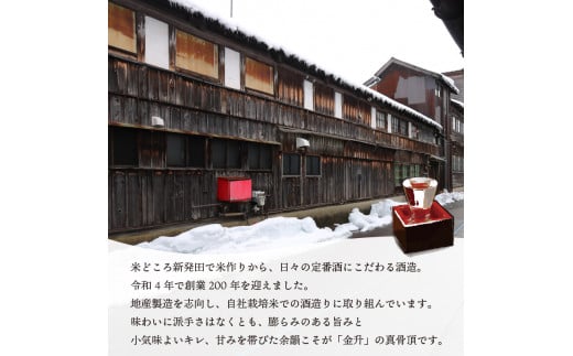金升酒造 朱・碧セット 1.8L×2本 ｜ お酒 酒 地酒 日本酒 金升酒造 1,800ml 2本 セット 飲み比べ 1.8L 晩酌 おすすめ 贈答 ギフト プレゼント ふるさと納税 新潟 新発田 新