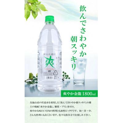 ふるさと納税 酒田市 鳥海山フレッシュさわやかセット (爽やか金龍 1800ml×1本、抹茶入り緑茶 340ml×6本) |  | 01