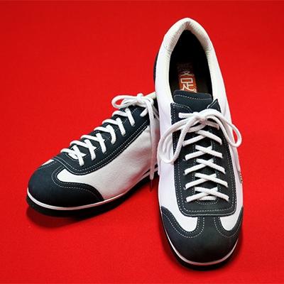 ふるさと納税 忠岡町 カジュアルシューズ(ホワイト/ネイビー) /25cm