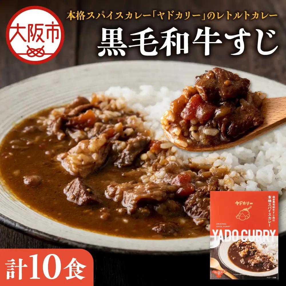 【 近鉄百貨店 】本格スパイスカレー「ヤドカリー」レトルトカレー　黒毛和牛すじ　10食セット_OS002-0043-02