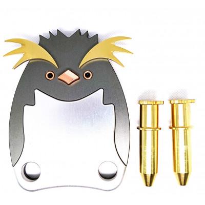 ふるさと納税 岐南町 Rockhopper　Penguin(グレー)　スマホスタンド |  | 02