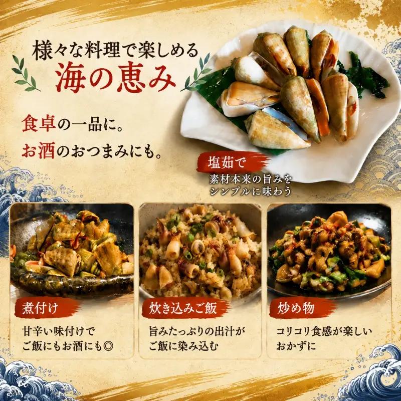 【素潜り漁師直送】マガキ貝 (チャンバラ貝) 1kg 獲りたてをお届けします！※離島配送不可【skmn210-mgk-1】