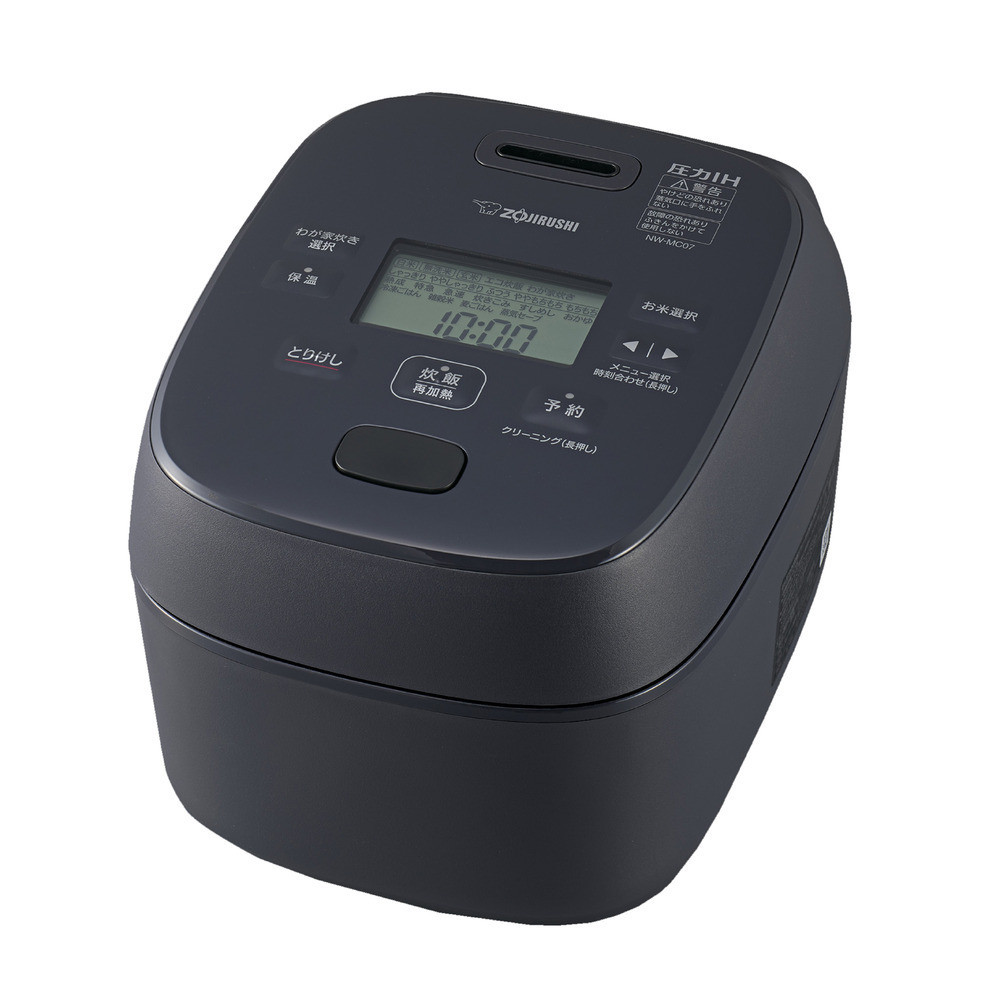 象印 圧力IH炊飯ジャー ( 炊飯器 ) 「 極め炊き 」( 4合炊き )  NWMC07-BZ スレートブラック 272183_AK149