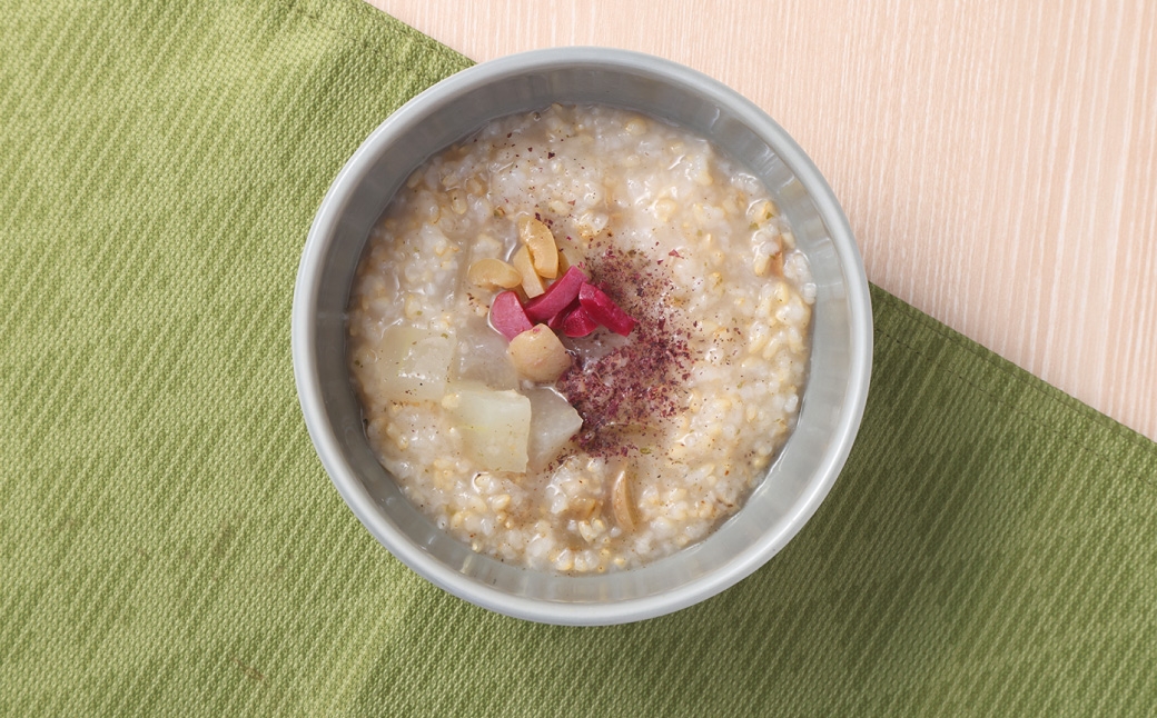 【全12回定期便】レトルト 梅と冬瓜のお粥セット 230g×5個 ／ 合計60袋 粥 おかゆ 保存食 長期保存 防災食 長崎県 長崎市