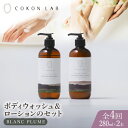 【ふるさと納税】【全4回定期便】COKONLAB ハンド＆ボディウォッシュ・ローション ブランプリュム280ml 2本セット【株式会社 あつまるホールディングス NSP山鹿工場】[ZBR033] 化粧品 コスメ 美容 国産 ボディケア ハンドケア