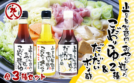 調味料セット こだわり塩だしつゆ 麺つゆ だいだいポン酢 調味料セット