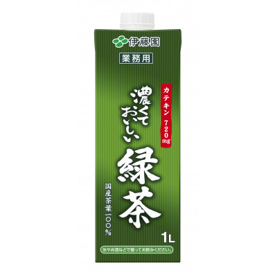 
            伊藤園 濃厚な味わいを楽しむ 濃くておいしいお茶 1ケース(1L×6本) 業務用 紙パック【1628432】
          