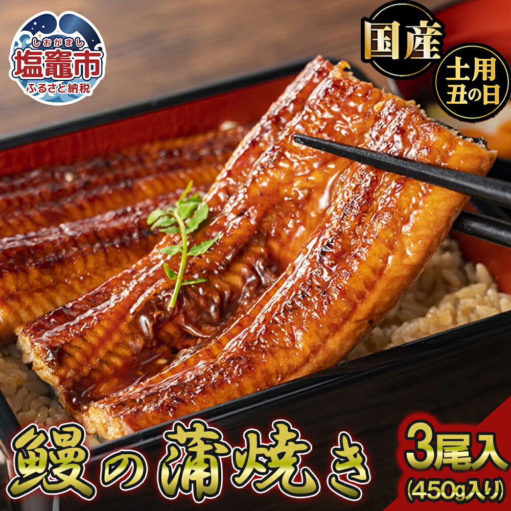 【ふるさと納税】 鰻 うなぎ 蒲焼き 国産 3尾 セット (計450g) 冷凍 ふっくら 肉 厚 蒲焼 国産うなぎ 魚介 魚 うなぎの蒲焼き 蒲焼長焼 ご褒美 惣菜 丑の日 人気 冬うなぎ おすすめ うなぎ蒲焼き 塩竈市 塩釜市 三波食品
