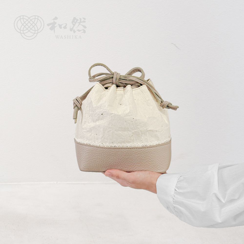 【ふるさと納税】 ≪選べるカラー≫【和然WASHIKA】Tsubomi － 蕾 － カバン かばん 鞄 バッグ 手提げかばん ファッション レディース 和雑貨 牛革 飛騨 美濃和紙 71000円 7万千円 TG 岐阜県 大垣市