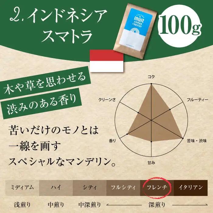 【全6回定期便】 【豆タイプ】 ビターな深煎り ＜スペシャルティコーヒー＞ 400ｇセット 【イヌイットコーヒーロースター】[ASAB026]
