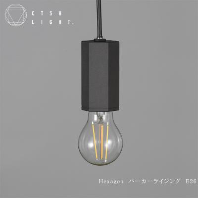 ふるさと納税 瑞浪市 CTSH LIGHT. ペンダントライト【HEXAGONパーカーライジングE-26】
