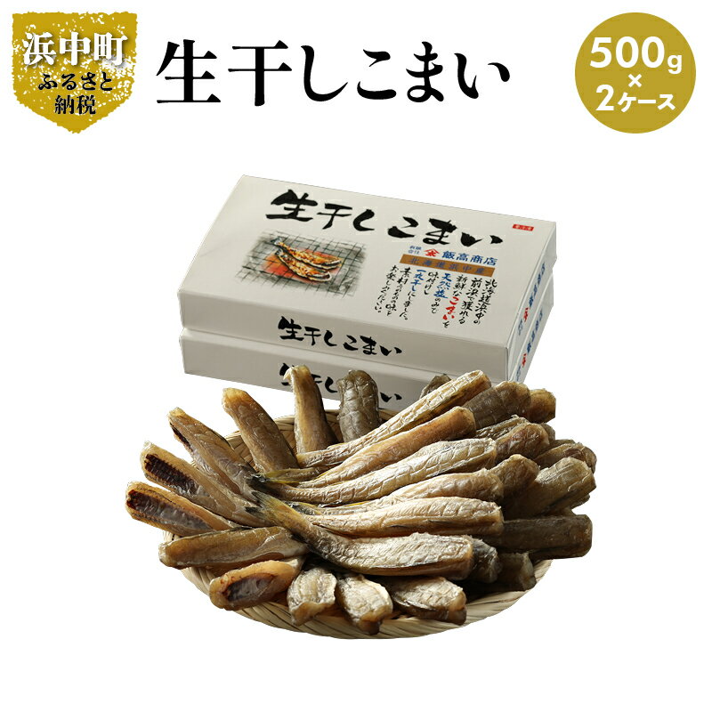 【ふるさと納税】浜中産 生干し こまい 一夜干し 500g × 2 グルメ 国産 食品 加工品 魚 魚介類 海の幸 海産物 おかず おつまみ 酒の肴 ご飯のお供 惣菜 干物 新鮮 冷凍 飯高商店 北海道 浜中町 お取り寄せ 送料無料