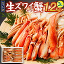 【ふるさと納税】生 ズワイ 蟹 セット カット済 1.2kg 蟹 カニ かに ボイル お取り寄せ お歳暮 カニしゃぶ むき身 鍋 しゃぶしゃぶ ズワイガニ ずわい蟹 グルメ ポーション カット済 冷凍 ギフト 贈り物 贈答用 プレゼント 送料無料