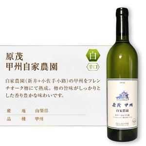 ワイン 原茂ワイン6本セット（MG）H-670