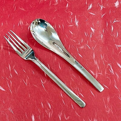 【ふるさと納税】ランチセット【 レンゲスプーン フォーク セット ステンレス 燕三条 新潟県 燕市 】