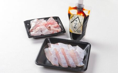 近大クエ鍋セット ( 500g ）こだわりだしぽん酢付き【2026年1月下旬～2月上旬発送】 / クエ くえ 鍋セット ｸｴ クエ鍋　近大クエ 鍋 魚 高級魚 【akd501-2】 