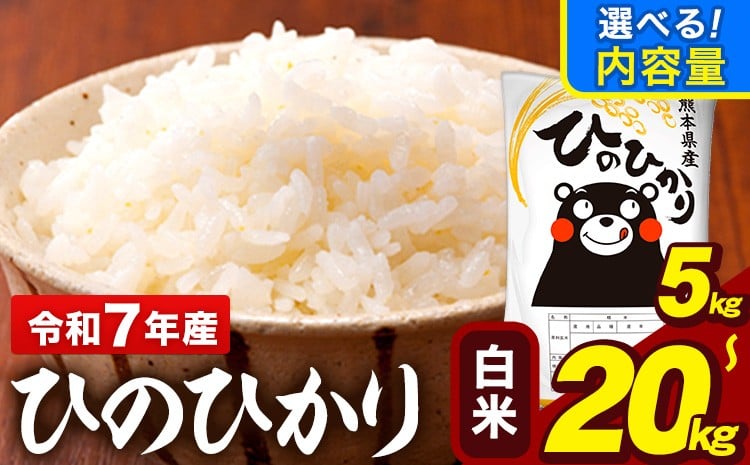 
                  令和7年産 白米 米 ひのひかり 5kg 10kg 20kg《7-14日以内に出荷予定(土日祝除く)》熊本県 大津町 国産 熊本県産 白米 精米 送料無料 ヒノヒカリ こめ お米
                