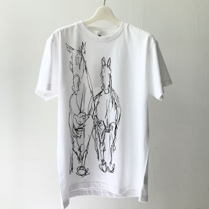 HORSE T-SHIRT【Lサイズ／SMOKE BLACK】