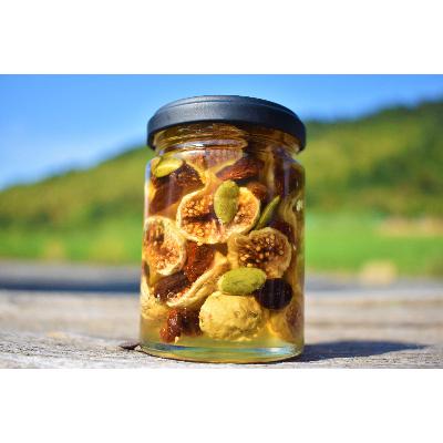 ふるさと納税 すさみ町 ドライフルーツの蜂蜜漬【峠の果実】　熊野古道　峠の蜂蜜×ドライフルーツ