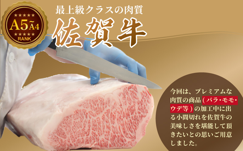 佐賀牛(プレミアム）小間切れ 1kg：B220-060