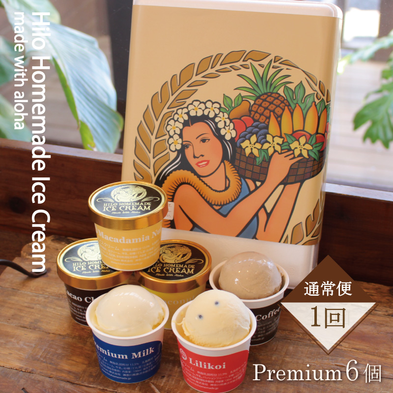 アイス Hilo Homemade Ice Cream プレミアムアイスクリーム 130ml×6個 セット ヒロホームメイドアイス スイーツ おやつ デザート 手作り ギフト 贈答 お取り寄せ 冷凍 神奈川 藤沢