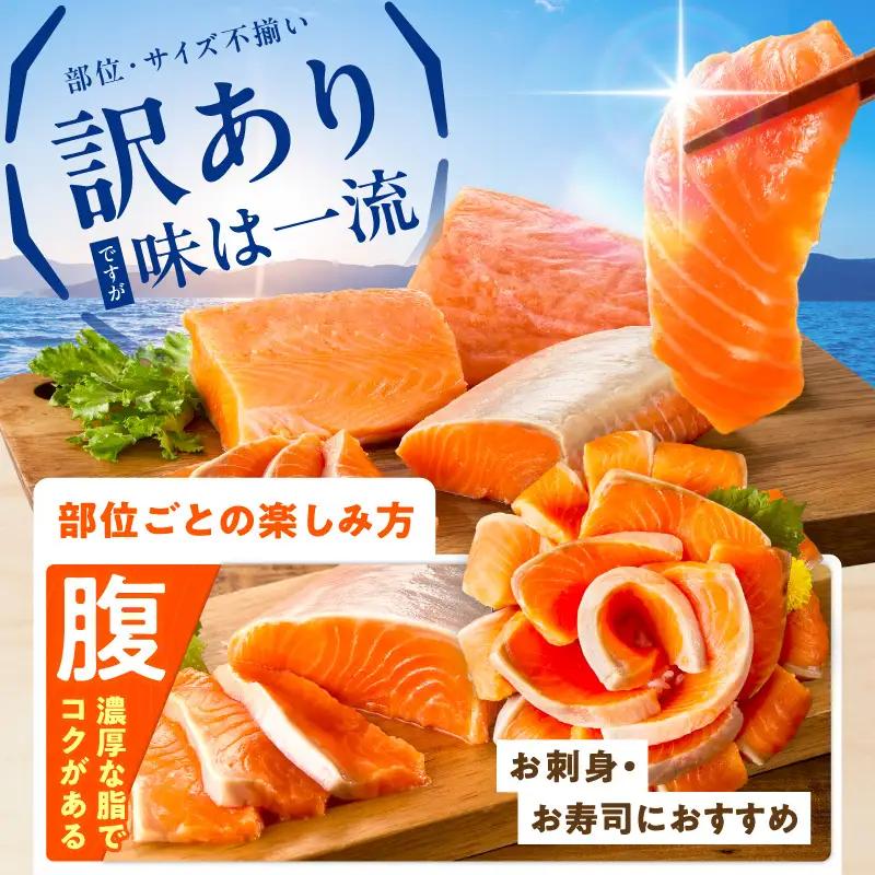 サーモン 1kg ポーション サーモン
