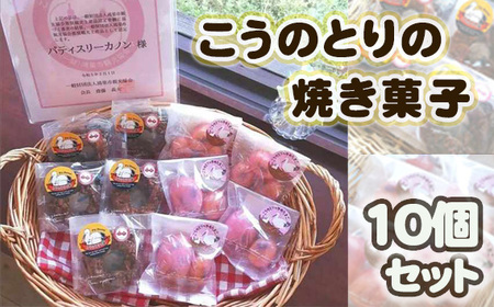 こうのとりの焼き菓子　10個セット No.510