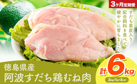 鶏肉 むね 阿波すだち鶏むね肉 3ヶ月定期便 株式会社イシイフーズ《30日以内に出荷予定(土日祝除く)》肉 鶏 むね肉 とりむね肉 送料無料 徳島県 美馬市 st-p