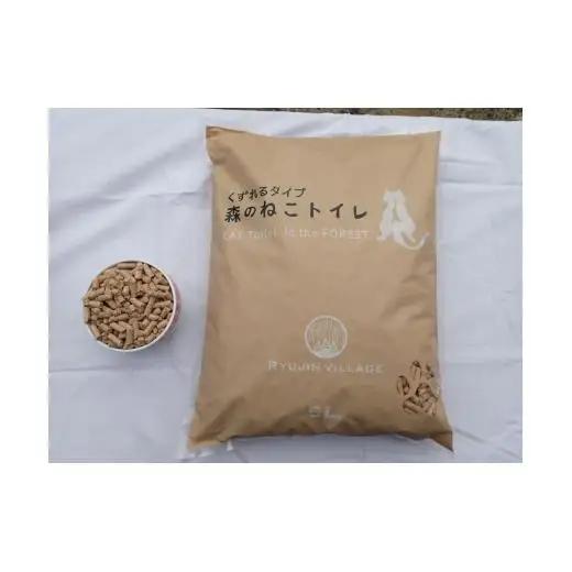 N224　森のねこトイレ　くずれるタイプ　５Ｌ×４袋