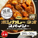 【ふるさと納税】ボンカレーネオ スパイシー後引く辛さ 大辛 30個 | レトルトカレー レトルト カレー 非常食 保存食 長期保存 防災食 備蓄食 災害用品 災害用保存食