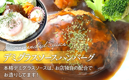 【定期便】どっちも食べたい デミグラスハンバーグ＆和風ハンバーグ （合計4回） ハンバーグ 手ごね 和風 デミグラス 国産 晩御飯 おかず お弁当 冷凍 合挽 レンジ 温めるだけ レンチン 湯銭 二種
