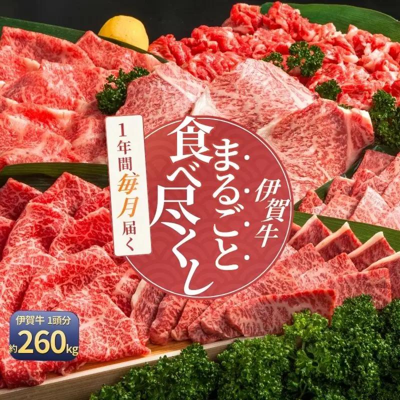 伊賀牛 【月3×12回 計36回発送】肉の横綱 伊賀牛まるごと食べ尽くし 伊賀牛 【cook-tkb0005】