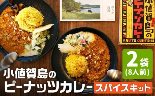 【 スパイスカレー 】 小値賀島のピーナッツカレー スパイスキット 2セット [DAA021] スパイス カレー かれー 本格 簡単 ミールキット 落花生