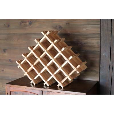 ふるさと納税 古殿町 組手什 組立キット ワインラック大