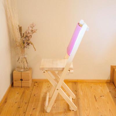 ふるさと納税 美咲町 【裏地あり(グレー)】ランドセルチェア DIYキット　塗装なし(DIY塗装用) |  | 02