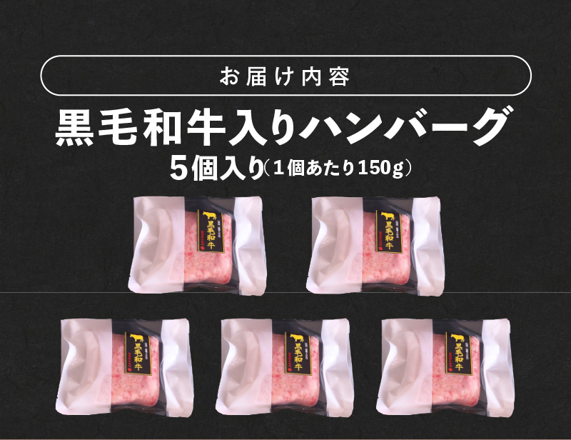 黒毛和牛入りハンバーグ